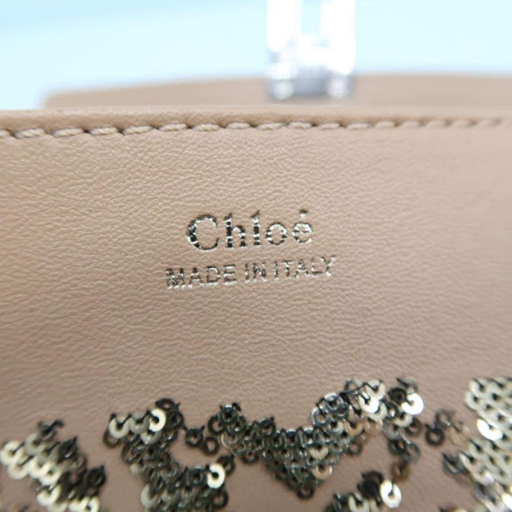 SOLD Chloe Medium Sequin Drew Bag - Picture 8 of 8